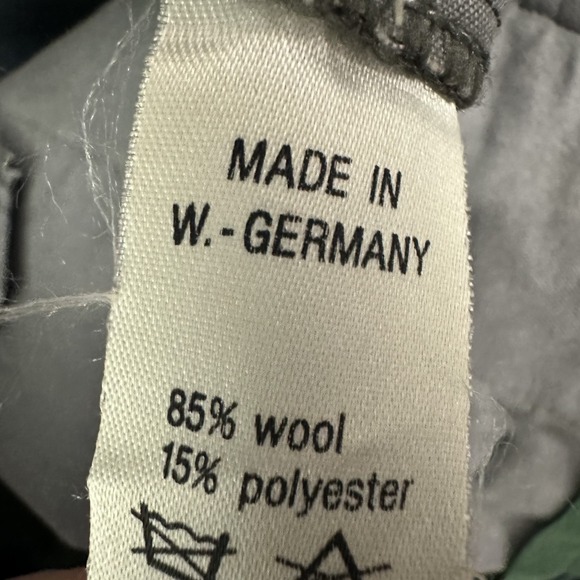vintage 80s Bundeswehr German Army Wool Cargo Pants size 32 MILITARY TROUSERS - Picture 5 of 15